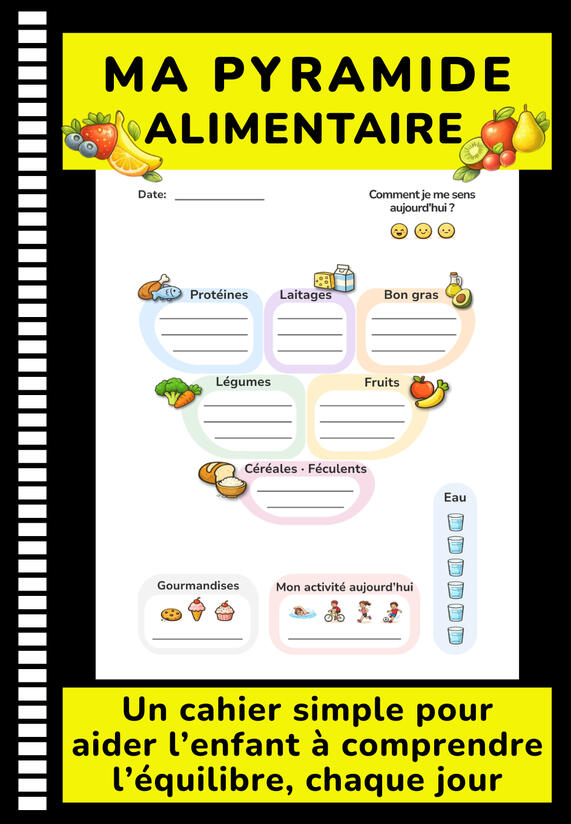 MA PYRAMIDE ALIMENTAIRE COULEUR